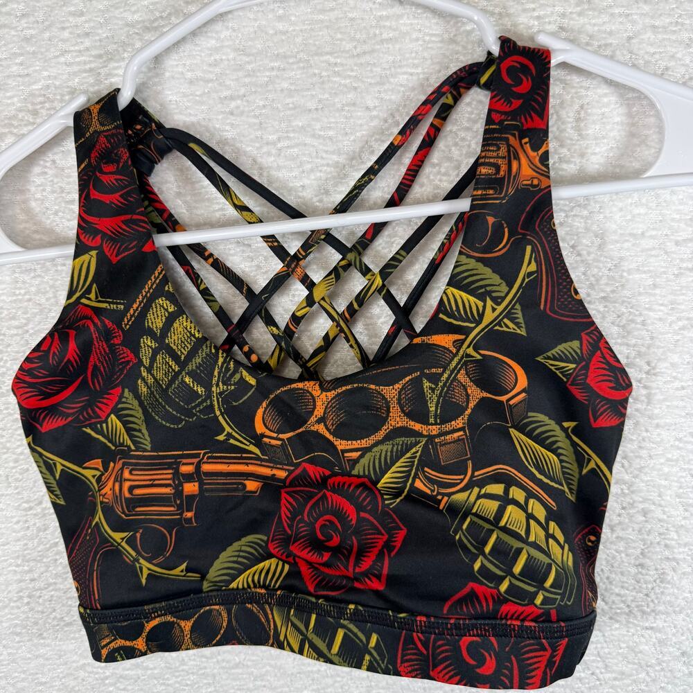 Constantly varied womens Butterfly Back Bra | Dressed To Kill sz Med gym workout